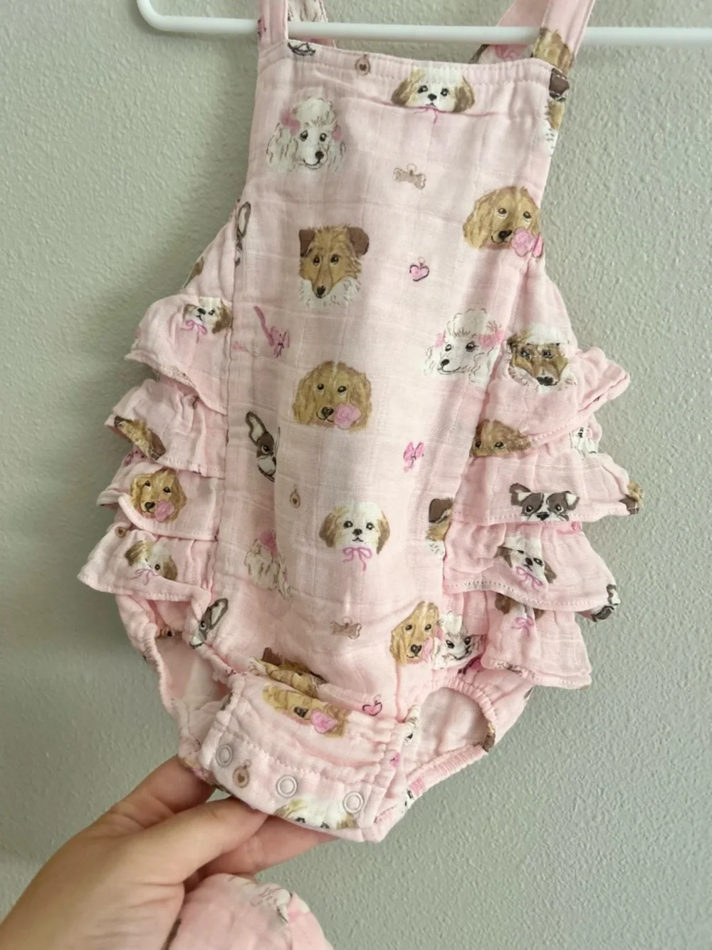 NWT Angel Dear Puppy Faces Sun Dress & Hat